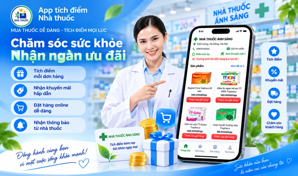 App tích điểm khách hàng