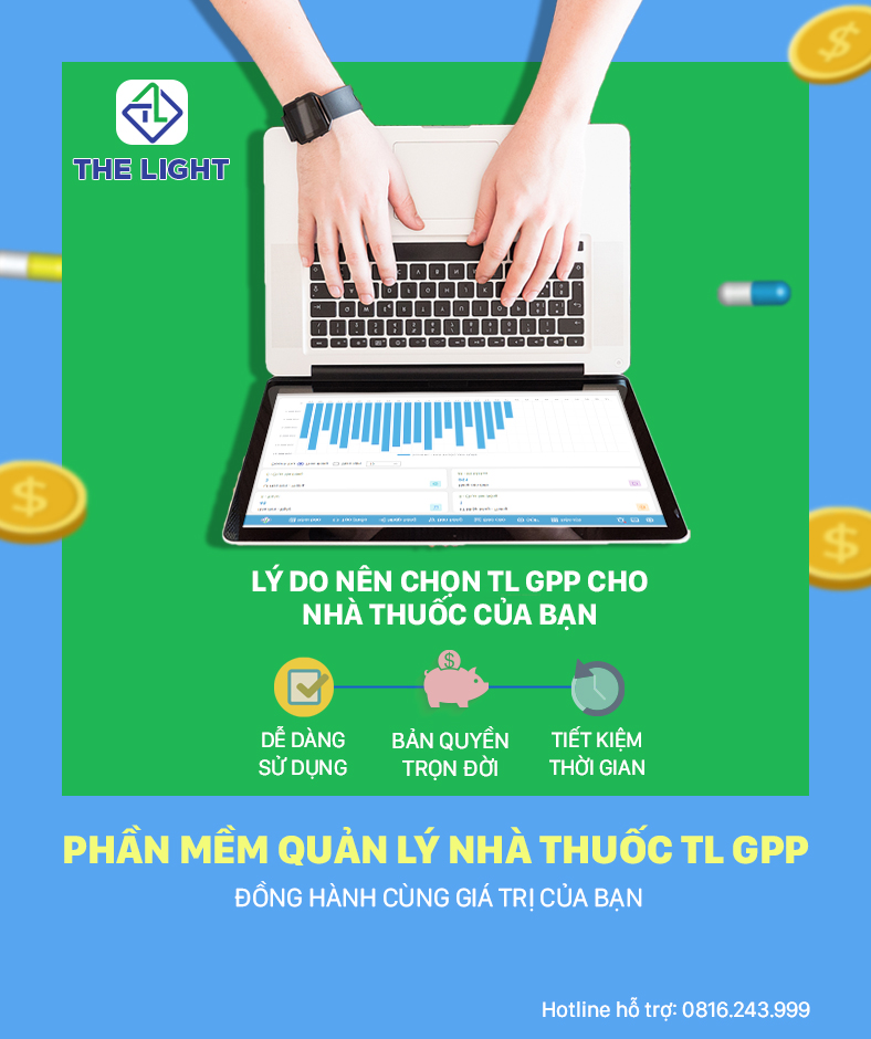 Phần mềm quản lý nhà thuốc TL GPP